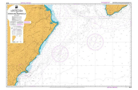 Buy map CAPE PALLISER TO KAIKOURA PENINSULA (62) by Land Information New Zealand (LINZ)