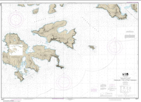 Buy map Tagalak Island to Little Tanaga l. (16477-8) by NOAA
