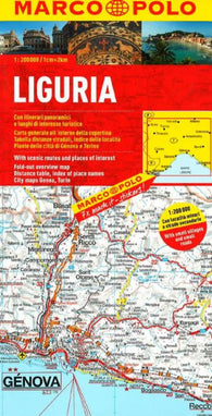 Buy map Liguria, Italy by Marco Polo Travel Publishing Ltd