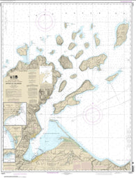 Buy map Apostle Islands, including Chequamegan Bay; Bayfield Harbor; Pikes Bay Harbor; La Pointe Harbor (14973-28) by NOAA