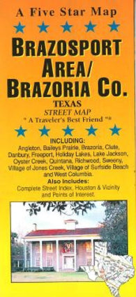 Buy map Brazosport and Brazoria County, Texas by Five Star Maps, Inc.