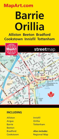 Buy map Barrie and Orillia Map