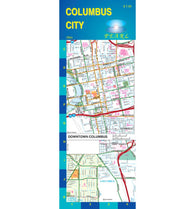 Buy map Columbus, Ohio, Pearl Map, laminated by GM Johnson