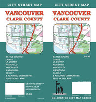 Buy map Vancouver and Clark County, Washington by GM Johnson