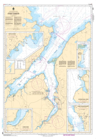 Buy map Sydney Harbour by Canadian Hydrographic Service