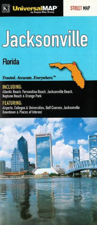 Buy map Jacksonville, Florida by Kappa Map Group