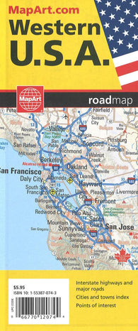 Buy map Western U.S.A : roadmap