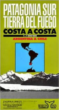 Buy map Patagonia sur : Tierra del Fuego : costa a costa