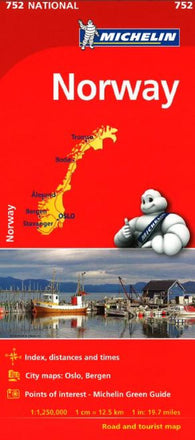 Buy map Norway (752) by Michelin Maps and Guides