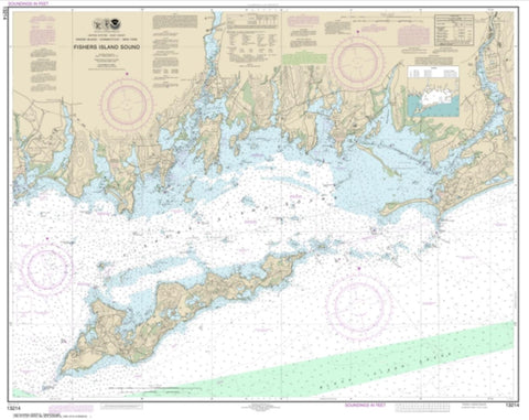Buy map Fishers Island Sound (13214-30) by NOAA