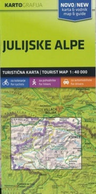 Buy map Julian Alps Tourist Map and Guide