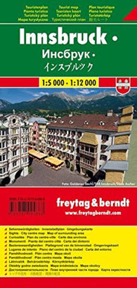 Buy map Innsbruck, Austria, Tourist Map by Freytag-Berndt und Artaria