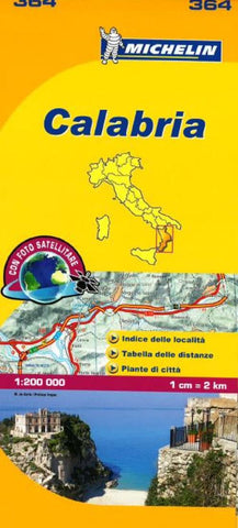 Buy map Calabria, Italy (364) by Michelin Maps and Guides