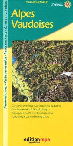 Buy map Alps Vaud Hiking by Orell Fu?ssli Kartographie, Edition MPA by Orell Fussli