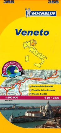 Buy map Veneto, Italy (355) by Michelin Maps and Guides