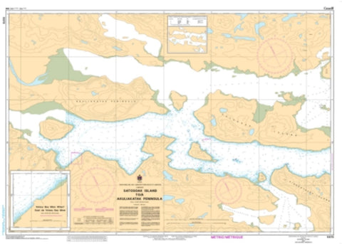Buy map Satosoak Island to/a Akuliakatak Peninsula by Canadian Hydrographic Service
