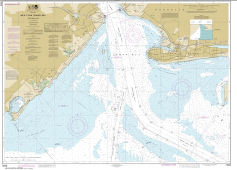 Buy map New York Lower Bay Northern part (12402-12) by NOAA