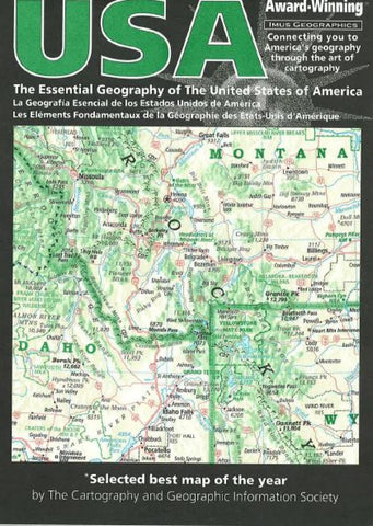 Buy map USA, The Essential Geography of the by Imus Geographics