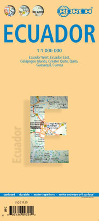 Buy map Ecuador Road Map