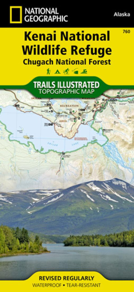 Buy Map: Kenai National Wildlife Refuge And Chugach National Forest 