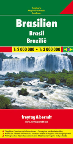 Buy map Brazil by Freytag-Berndt und Artaria