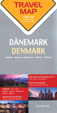 Buy map Denmark, Aalborg, Aarhus, København, Malmö, Odense: travel map = Dänemark, Aalborg, Aarhus, København, Malmö, Odense = Danmark, Aalborg, Aarhus, København, Malmö, Odense = Danemark, Aalborg, Aarhus, København, Malmö, Odense