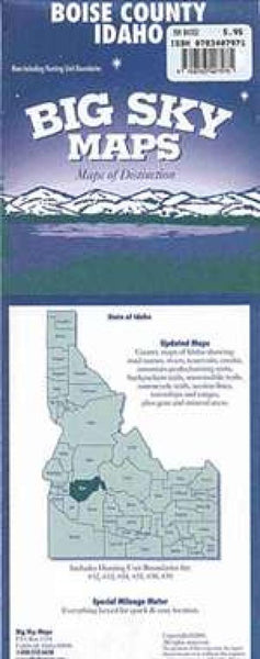 Buy map Boise County, Idaho by Big Sky Maps