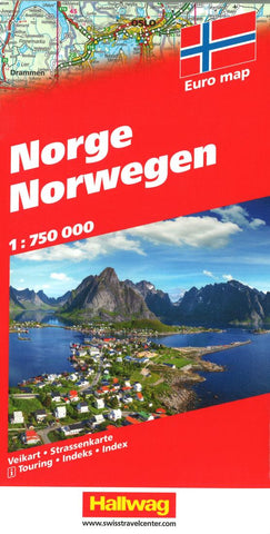 Buy map Norge : Euro map = Norwegen = Norway
