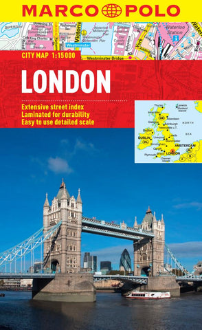 Buy map London, United Kingdom by Marco Polo Travel Publishing Ltd