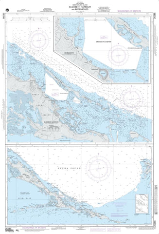 Buy map Elizabeth Harbour And Approaches (NGA-26286-2) by National Geospatial-Intelligence Agency