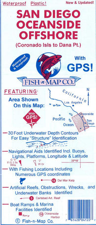 Buy map San Diego-Oceanside Offshore (Coronado Islands to Dana Point)