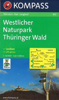 Buy map Westlicher Naturpark Thüringer Wald