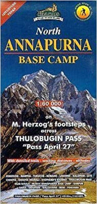 Buy map North Annapurna Base Camp