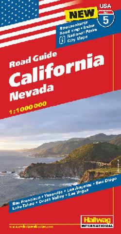 Buy map USA 5: California and Nevada by Hallwag