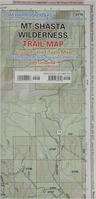 Buy map Mount Shasta Wilderness Trail Map by Tom Harrison Maps