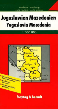 Buy map Yugoslavia and Macedonia by Freytag-Berndt und Artaria