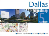 Buy map Dallas : popoutmap : 5 maps