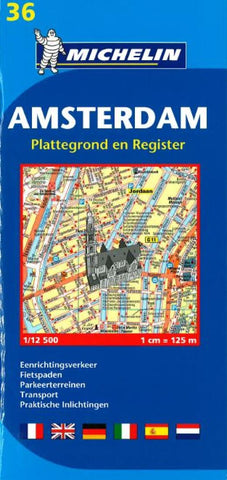 Buy map Amsterdam, Netherlands (36) by Michelin Maps and Guides