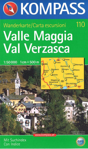 Buy map Valle Maggia Val Verzasca Hiking Map
