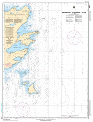 Buy map Mirage Point to/a Hardisty Island by Canadian Hydrographic Service