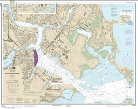 Buy map Boston Inner Harbor (13272-52) by NOAA