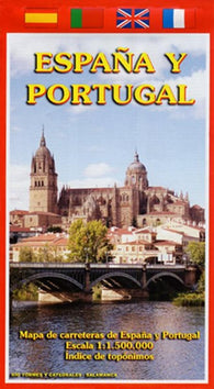 Buy map Spain and Portugal, Spain, Small by Distrimapas Telstar, S.L.