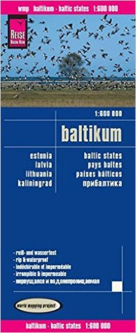Buy map Baltic Countries, Estonia, Latvia and Lithuania by Reise Know-How Verlag