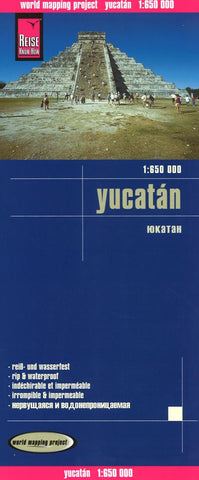 Buy map Yucatan Peninsula by Reise Know-How Verlag