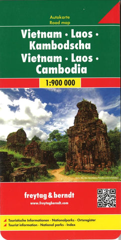Buy map Vietnam, Laos, and Cambodia by Freytag-Berndt und Artaria