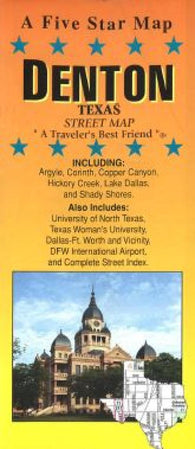 Buy map Denton, Texas by Five Star Maps, Inc.