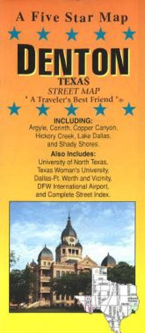Buy map Denton, Texas by Five Star Maps, Inc.