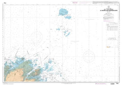 Buy map De lile de Brehat au Plateau des Roches Douvres by SHOM