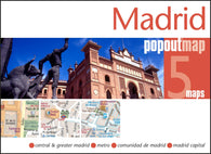 Buy map Madrid, Spain, PopOut Map by PopOut Products