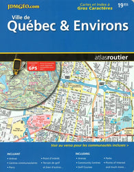 Buy map Quebec City and Environs, Road Atlas (French/English Edition) by Canadian Cartographics Corporation